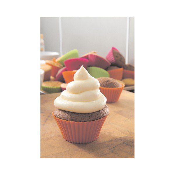 6 värvilise silikoonist muffinivormi komplekt , ⌀ 7 cm - Lékué-image-3