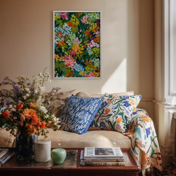 Trükitud pilt raamiga 50x70 cm Vivid Meadow - Styler-image-1