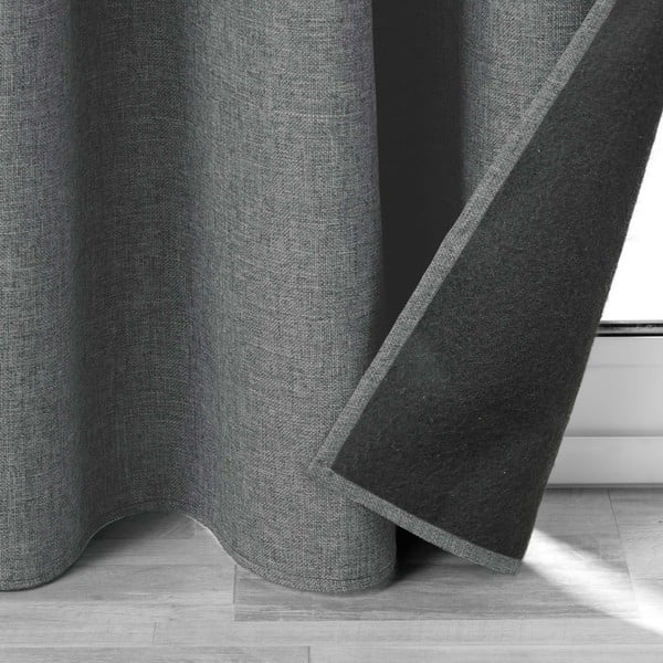 Antratsiitne helikindel kardin 140x260 cm Jupiter - douceur d'intérieur-image-3