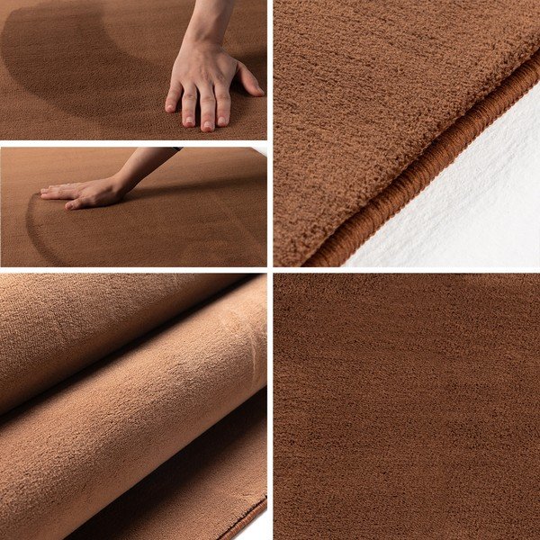 Pruun pestav ümmargune vaip ø 200 cm Sky - Ayyildiz Carpets-image-3