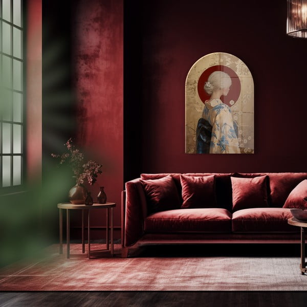 Klaasist maal 70x100 cm Rukia - Styler-image-1