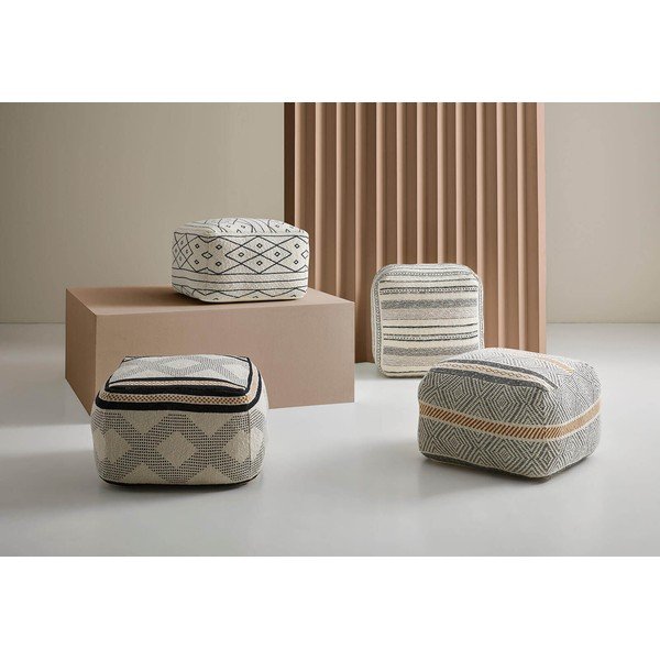 Mustriline pouf Waco - sømcasa-image-2