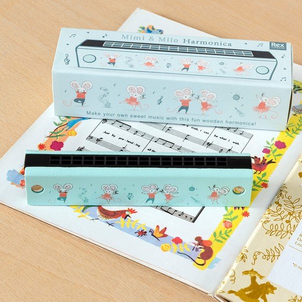Muusikaline mänguasi Harmonica Mimi and Milo - Rex London-image-1