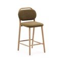 Khakivärvi baaritool (istme kõrgus 66 cm) Helda - Kave Home