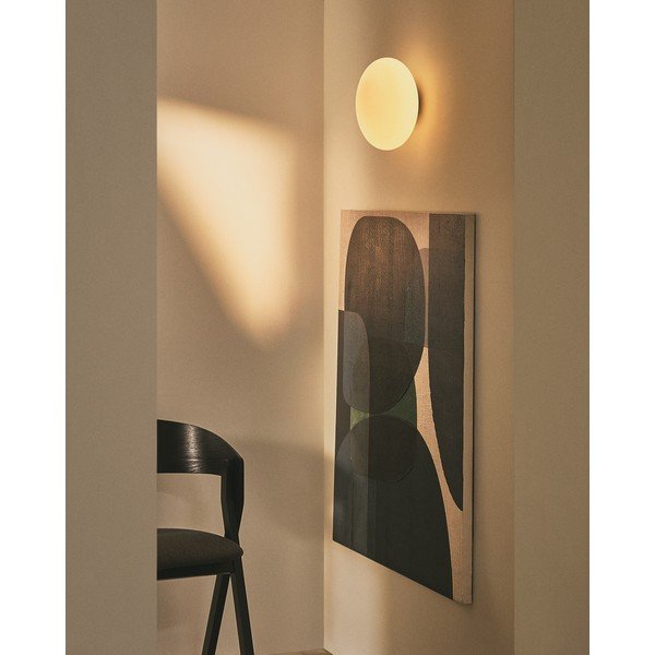 Valge/hõbedane seinalamp ø 26 cm Bamila - Kave Home-image-2