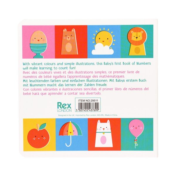 Interaktiivne mänguasi Baby's First Book of Numbers - Rex London-image-4