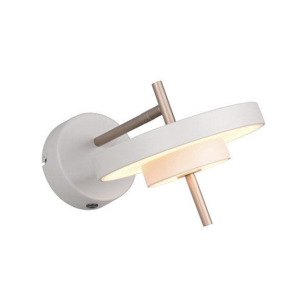 Elevandiluu värvi LED-seinalamp painduva konstruktsiooniga/hämardatav ø 20 cm Keaton - Trio-image-4