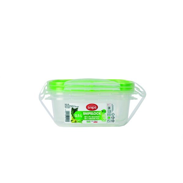 2 toidupakendi komplekt, 0,5 l - Snips-image-4