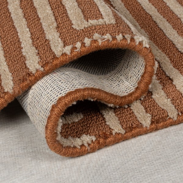 Terrakottapunane vaip 160x230 cm Kylo - Flair Rugs-image-3