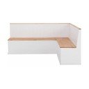 Valge muutuv nurgapink, mis on valmistatud massiivsest männipuidust Silas - Støraa