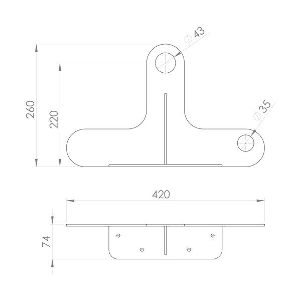 Must terasest seinale valamualus  42x7 cm Tetris – Sapho-image-4