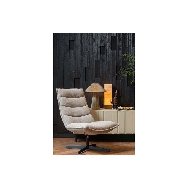 Beež laualamp (kõrgus 43 cm) Brett - WOOOD-image-3