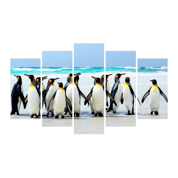 Vícedílný obraz na plátně Animal Penguins