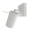 Valge metallist kohtvalgusti ø 6 cm Etna - Sollux