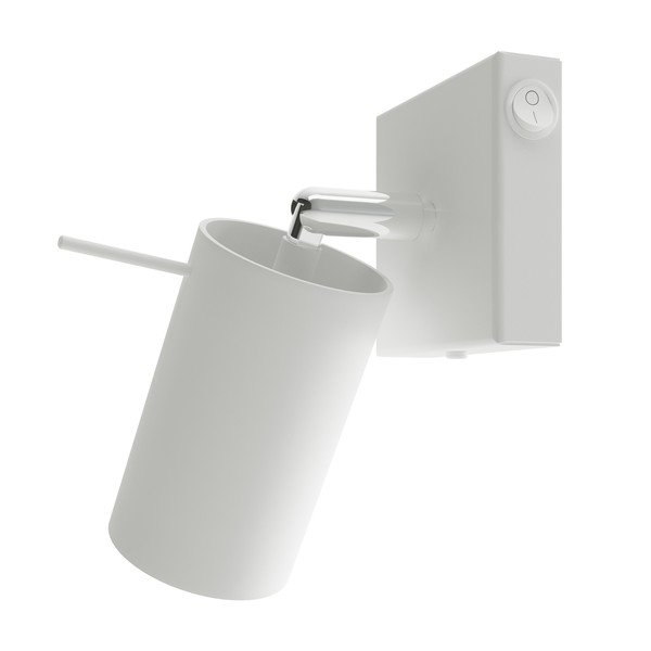 Valge metallist kohtvalgusti ø 6 cm Etna - Sollux