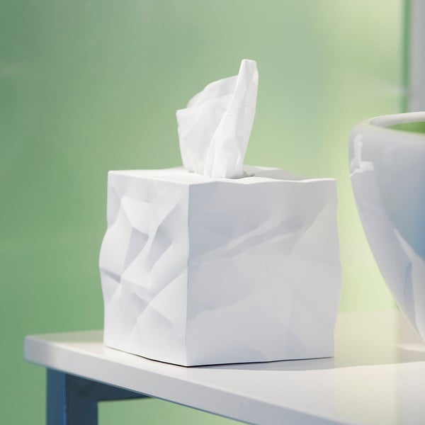 Taskurätikukarp Wipy Cube valge - Essey-image-2