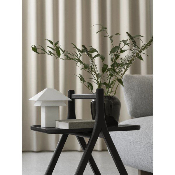 Valge LED-laualamp, millel on metallist varjund ja mille valgustugevust saab reguleerida (kõrgus 33,5 cm) Sanaka - Blomus-image-2