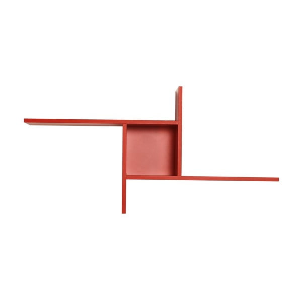 Punane riiul 100 cm Cross - Kalune Design