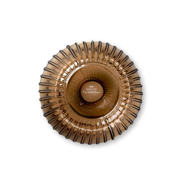 Pruunist klaasist vaas, kõrgus 18,5 cm Hammershøi - Kähler Design-image-3