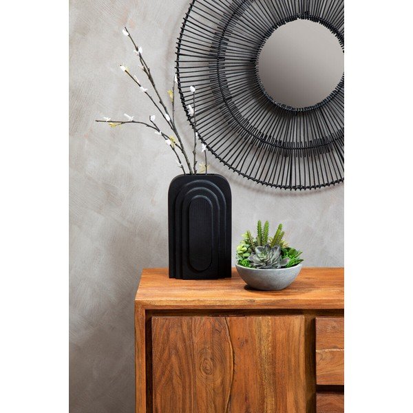 Kummut, mis on valmistatud tumedast naturaalsest akaatsiapuust, 92x82x40 cm Simla - Premier Housewares-image-3