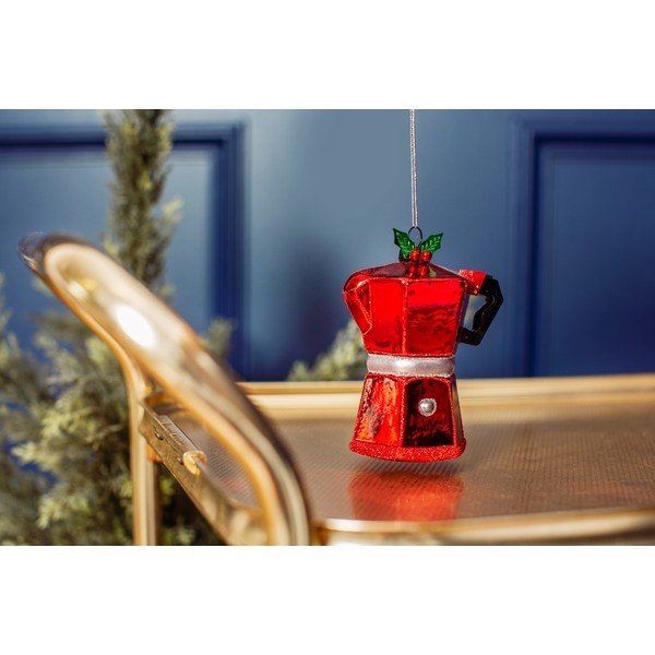 Klaasist jõulukaunistus Coffee Pot - Sass & Belle-image-1