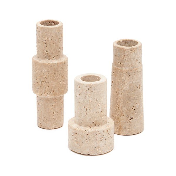 Kivist küünlajalad 3tk komplektis Majid - Kave Home