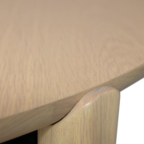 Ümmargune söögilaud tammepuust dekooriga ø 122 cm Paragon - DAN-FORM Denmark-image-3