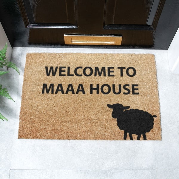 Kookoskiududest matt 40x60cm Welcome to Maaa House - Artsy Doormats-image-2