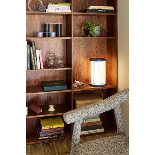 Sinisest klaasist hämardatav LED-laualamp (kõrgus 30 cm) Aru - Hübsch-image-3
