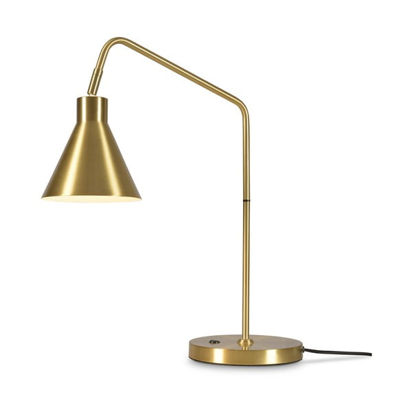 Kuldse metallist lambivarjundiga laualamp (kõrgus 55 cm) Lyon - it's about RoMi