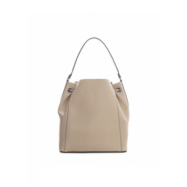 Béžová kožená kabelka Sofia Cardoni Loreto-image-1