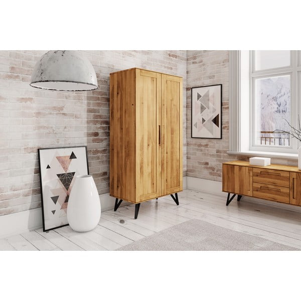 Tammepuust riidekapp 91x185 cm Golo - The Beds-image-4