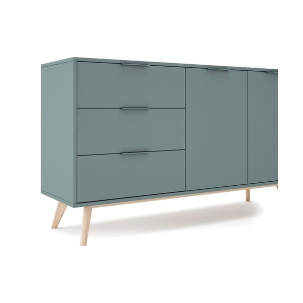 Hallikasroheline kummut 140x81x40 cm Pisco – Marckeric-image-2