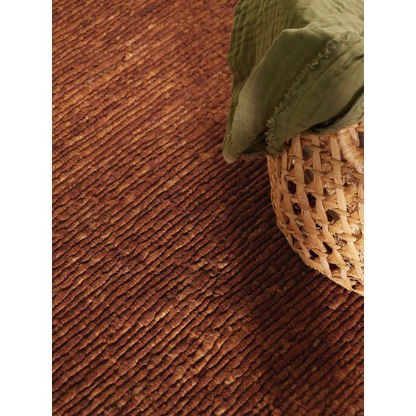 Pruun käsitsi kootud villane ümmargune vaip ø 200 cm Bexley Woolwich - Ted Baker-image-4