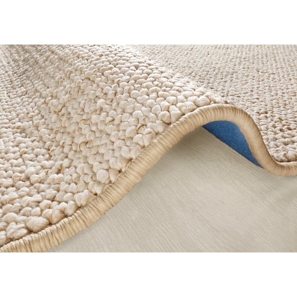 Kreem ümmargune vaip ø 133 cm Wolly – BT Carpet-image-3