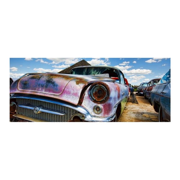 Skleněný obraz DecoMalta Car, 125 x 50 cm