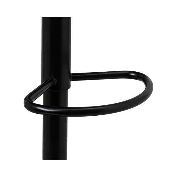 Mustad kunstnahast reguleeritava kõrgusega baaritoolid 2tk komplektis (istme kõrgus 72 cm) - Casa Selección-image-2