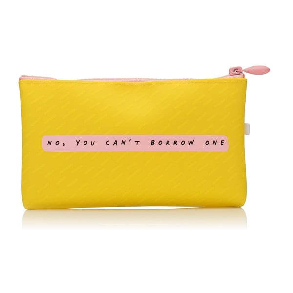 Žlutý silikonový penál npw™ Notes To Self-image-1