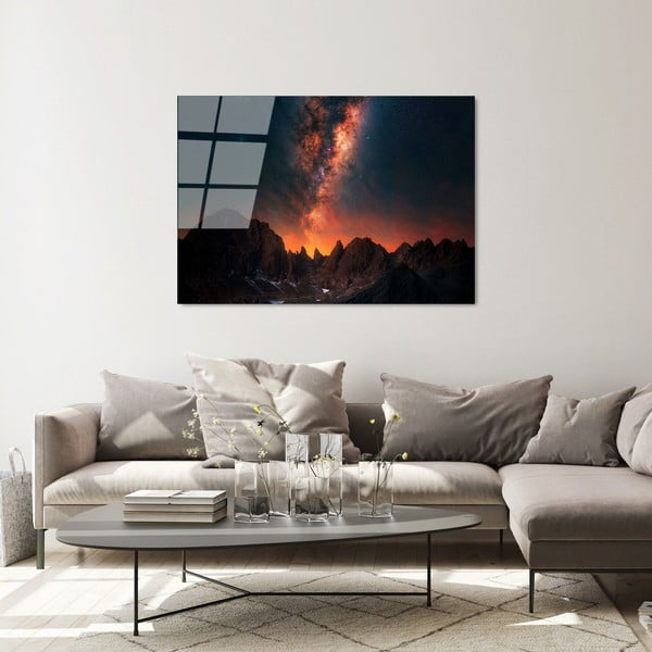 Klaasist maal 100x70 cm Night Sky - Wallity-image-3