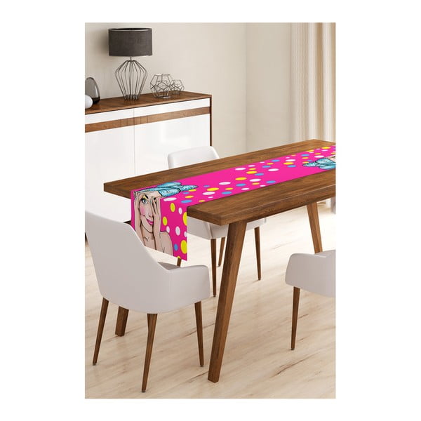 Běhoun na stůl z mikrovlákna Minimalist Cushion Covers Girls, 45 x 145 cm