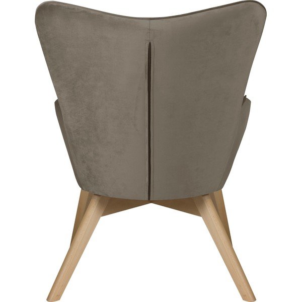 Helepruun sametist tugitool Niko - Ropez-image-4