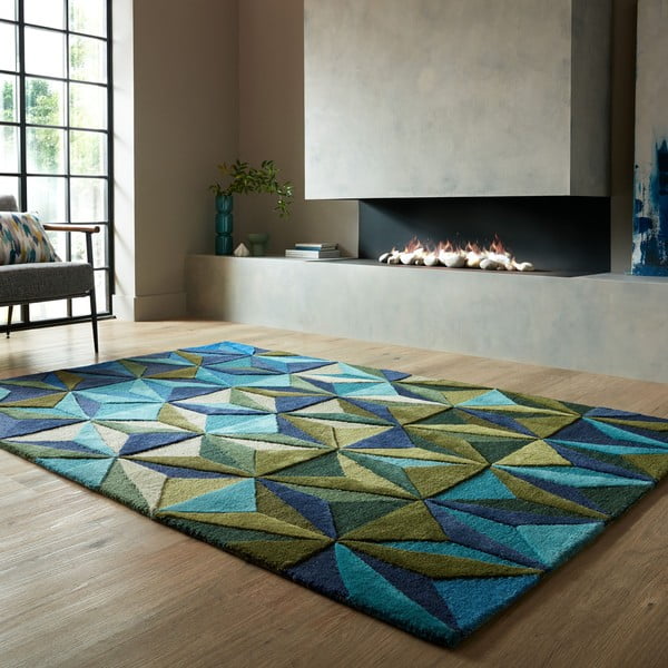 Sinine villane vaip 120x170 cm Reverie - Flair Rugs-image-1
