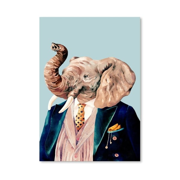Plakát Elephant, 30x42 cm