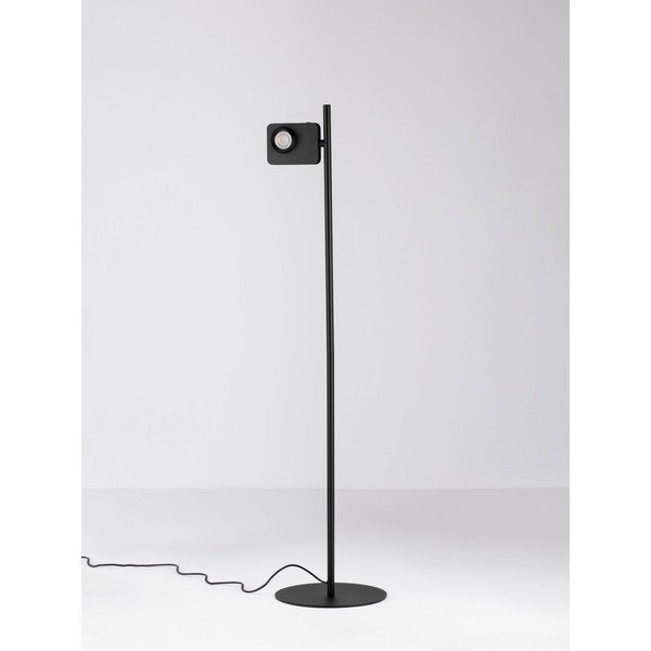 Must alumiiniumist LED-põrandalamp painduva/hämardatava konstruktsiooniga (kõrgus 131 cm) Kedros - Nova Luce-image-4