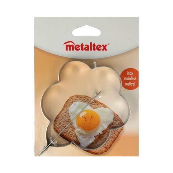 3 roostevabast terasest pannkoogi- ja munavormide komplekt - Metaltex-image-4