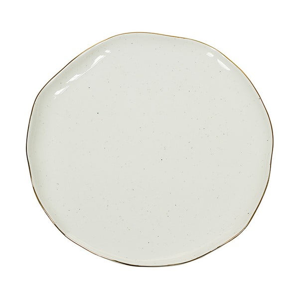 Bílý porcelánový talíř Santiago Pons Bol, ⌀ 26 cm