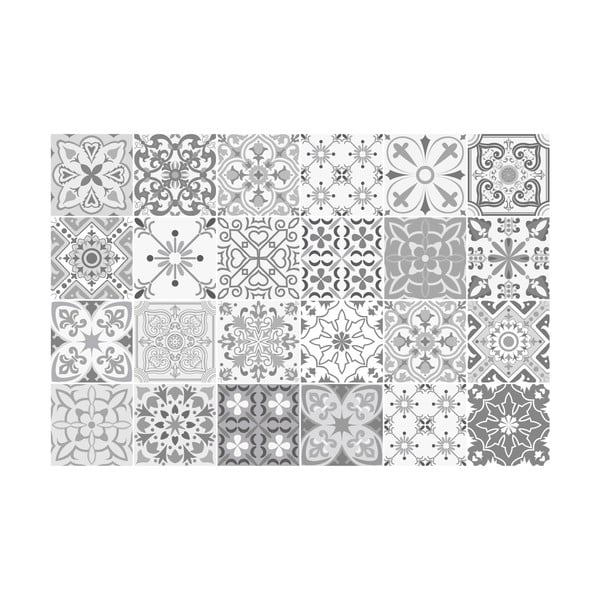 24 dekoratiivse seinakleebise komplekt, 10 x 10 cm Gythio - Ambiance-image-2