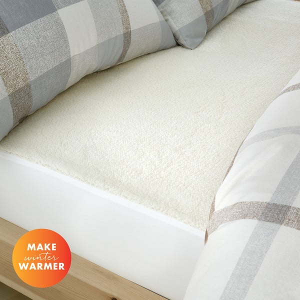 Kreemjas mikrofliisist lina 150x200 cm - Catherine Lansfield-image-1