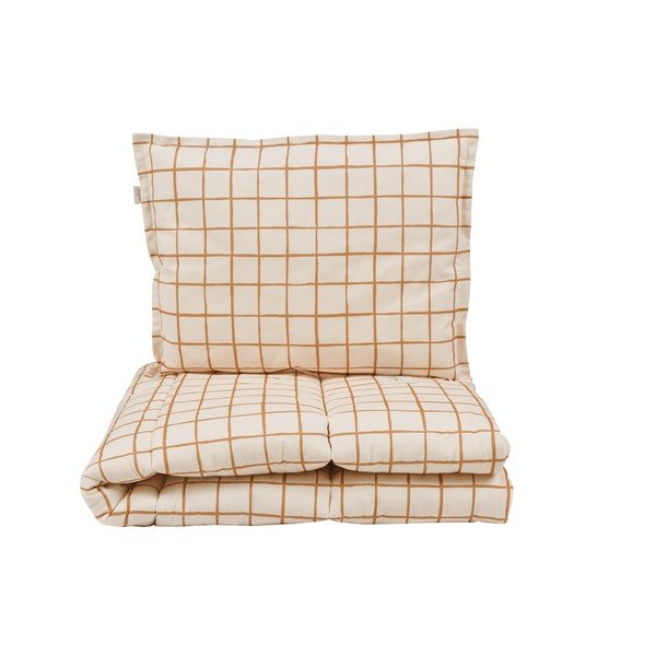 Puuvillane voodipesu 100x135 cm Camel Check - Malomi Kids-image-2