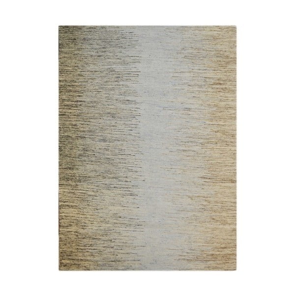 Krémovo-béžový vlněný koberec s viskózou The Rug Republic Silas, 230 x 160 cm